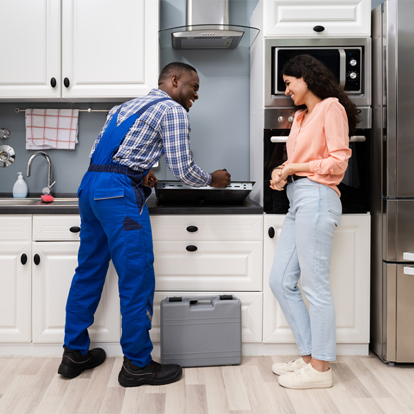 can you provide an estimate for cooktop repair before beginning any work in Olive